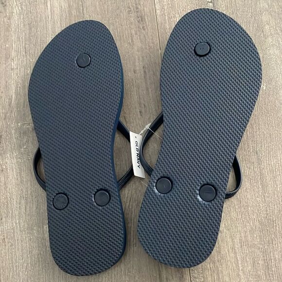 ❤️NWT Old Navy lemon orange summer flip flops size 7 - Picture 4 of 5